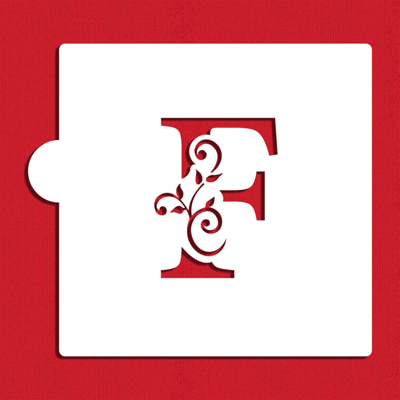 3.5-Inch Ornate Monogram Cake Stencil | C1082 by Designer Stencils | Stencils for Royal Icing, Airbrush, Dusting Powder |